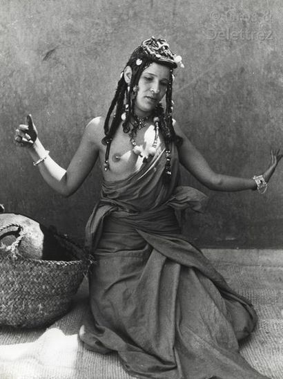 null Jean Besancenot (1902-1992) Maroc, 1934-1947. Danse de la Guedra. A Goulimine....