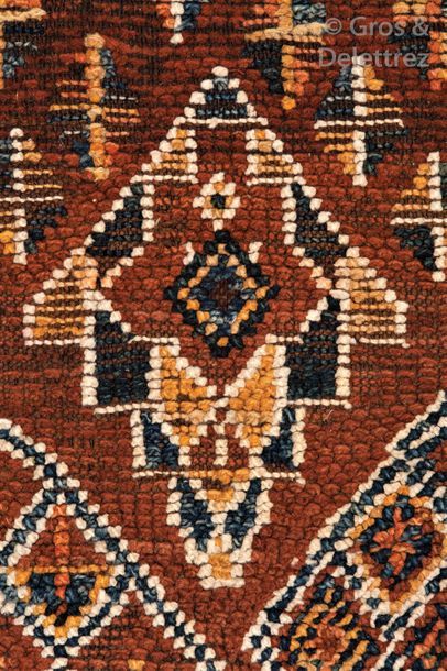 null Un important tapis du Maroc oriental, Maroc. Lorsqu’un tapis est particulièrement...
