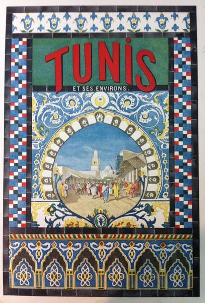 null Charles LALLEMAND. Tunis et ses environs. Paris, Quantin, 1890, in-4 relié pleine...
