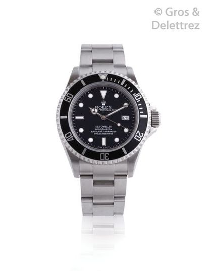 ROLEX SEA-DWELLER 4000ft Ref 16600 n°D294XXX vers 2005 Belle montre de plongée en...