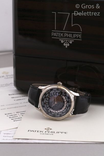 PATEK PHILIPPE WORLD TIME 175Th Anniversary Ref 5575G Poinçon Patek Philippe vers...