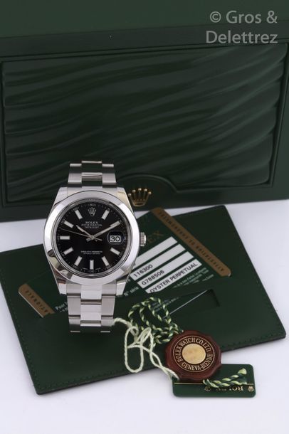 ROLEX DATEJUST II Ref 116300 n°G788XXX vers 2012 Montre bracelet en acier. Boîtier...