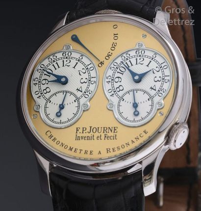 F.P.JOURNE CHRONOMETRE A RESONNANCE, N° 3259-02R vers 2002 Très belle montre bracelet...