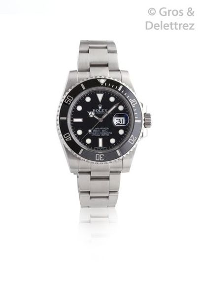 ROLEX SUBMARINER ref 116610LN n°GO2XXXXX vers 2011 Belle montre de plongée en acier....