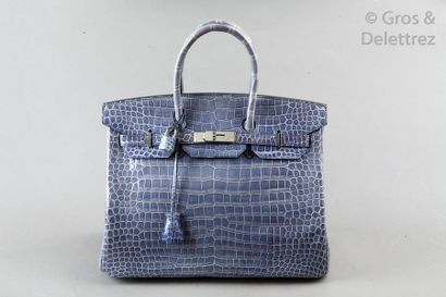 null HERMES Paris made in France année 2009

?*Magnifique sac "Birkin" 35cm en Crocodylus...