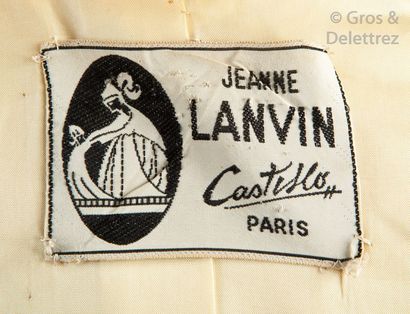 Jeanne LANVIN CASTILLO Haute couture circa 1950/1960 n°65742 Tailleur en tweed de...