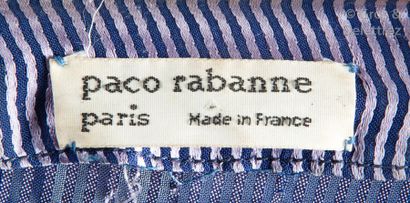 Paco RABANNE Haute Couture circa 1986 Ensemble comprenant une veste à encolure en...