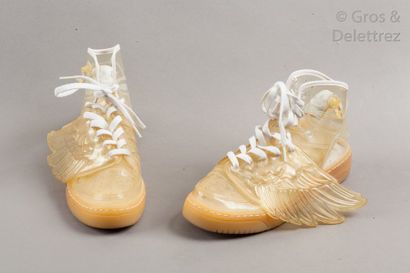 ADIDAS par Jeremy SCOTT année 2010 édition limitée Rare paire de sneakers «?Wings?»...