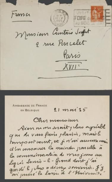 Paul CLAUDEL (1868-1955) Dramaturge, poète, essayiste et diplomate français Carte...