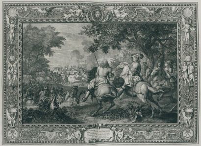 null Livres aux armes de Louis XIV CABINET DU ROI Recueil d'estampes connu sous le...