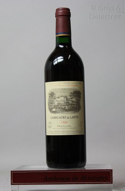 null 1 bouteille CARRUADES DE LAFITE - 2é vin du CHÂTEAU LAFITE ROTHSCHILD 1er GCC...