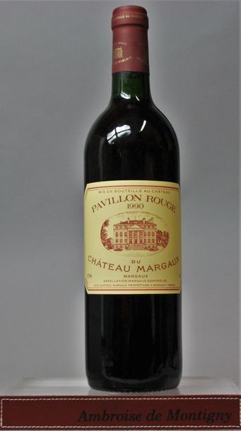 null 1 bouteille PAVILLON ROUGE DE CHÂTEAU MARGAUX 1er gcc - Margaux 1990 Niveau...