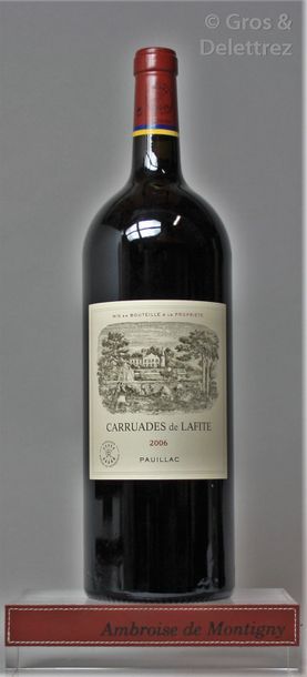 null 1 magnum CARRUADES de LAFITE 2é vin de CHÂTEAU LAFITE ROTHSCHILD 1er GCC Pauillac...