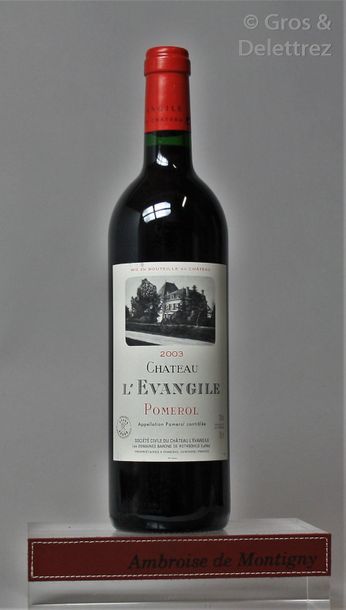null 1 bouteille CHÂTEAU L'ÉVANGILE - Pomerol 2003 