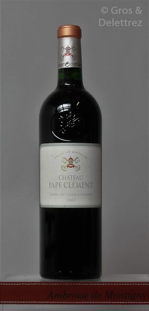 null 1 bouteille CHÂTEAU PAPE CLÉMENT - Cru classé Pessac Léognan 2003 