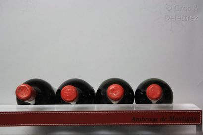 null 4 bouteilles CHÂTEAU L'EVANGILE - Pomerol MISE G. CLUCHAGE Nég. 1953 Etiquettes...