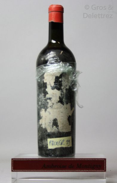 null 1 bouteille CHÂTEAU PALMER - 3é GCC Margaux 1929 Etiquette abimée millésime...