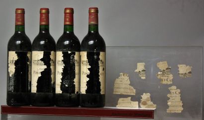 null 4 bouteilles CHÂTEAU PONTET CANET - 5é GCC Pauillac 1983 

Etiquettes en lambeaux....