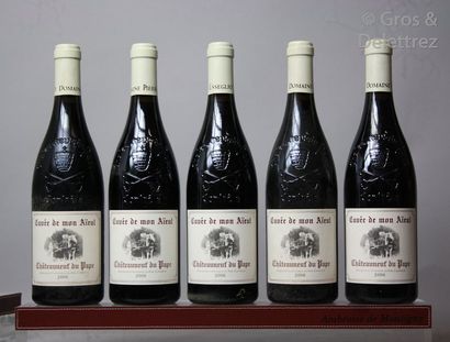 null 5 bouteilles CHATEAUNEUF DU PAPE "Cuvée mon aïeul" - Usseglio 2006 