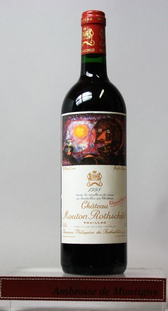 null 1 bouteille CHÂTEAU MOUTON ROTHSCHILD - 1er GCC Pauillac 1998