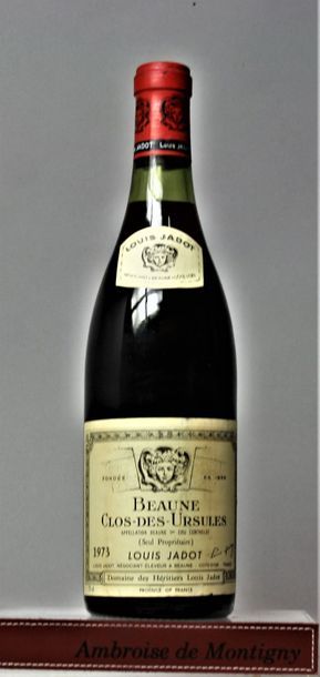 null 1 bouteille BEAUNE 1er cru "Clos des Ursules" Monopole - L. JADOT 1973