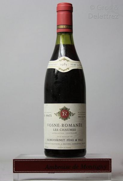 null 1 bouteille VOSNE ROMANEE 1er cru "Les Chaumes" Tête de cuvée - REMOISSENET...