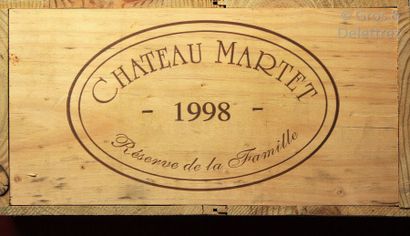 null 12 bouteilles CHÂTEAU MARTET "Réserve de la famille" - Ste. Foy Bordeaux 1998...