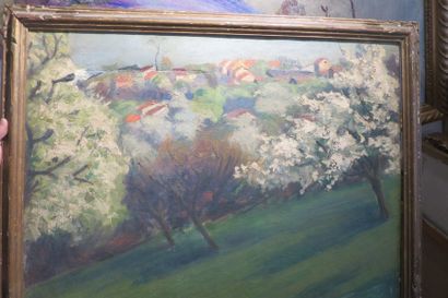 Marc BARDON (1891-?) Arbre en fleurs

Huile sur toile.

Signée et datée en bas à...