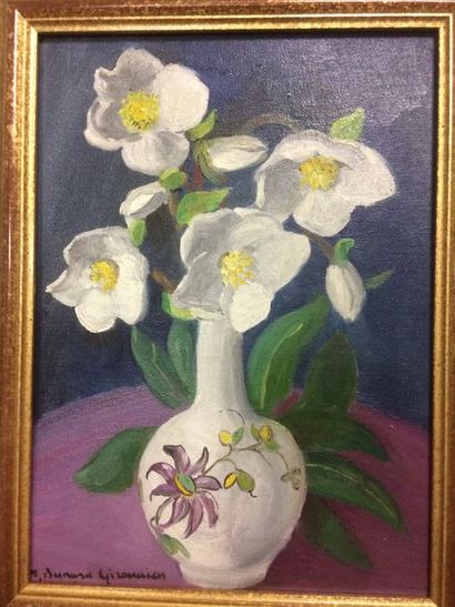 Hélène BESNARD-GIRAUDIAS (1906-2003) Bouquets de fleurs

Lot de cinq huiles sur toile...