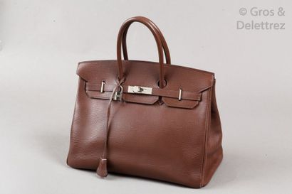 null HERMES Paris made in France année 2002

Sac "Birkin" 35cm en vache Ardennes...