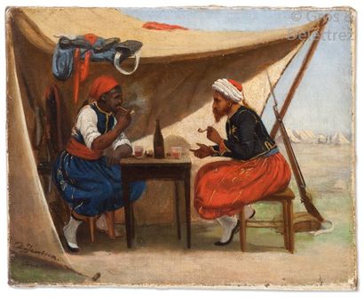null Ensemble sur les zouaves composé de?: 

- Gustave le Gray (1820-1884) 

Le repas...