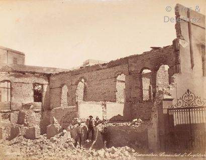 null Félix Bonfils (1831-1885) 

Bombardemant d’Alexandrie par les Anglais, 1882.

Vue...