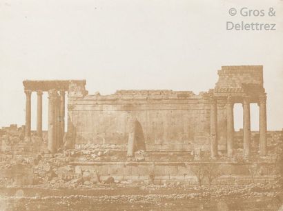 null Theodore Leeuw (1812-1856) 

Liban, c. 1850.

Baalbek. Temple de Bacchus et...