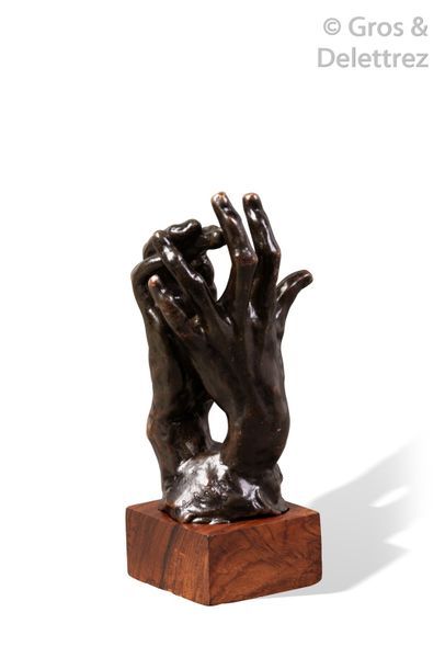 Auguste RODIN (1840-1917) 
Assemblage de main droite n°30 et main gauche n°2 (Esquisse...