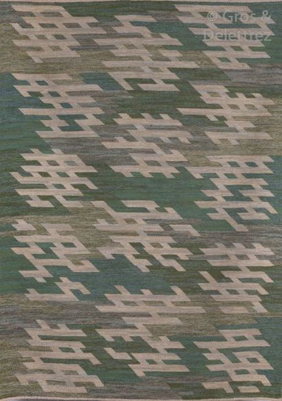 Elsa GULLBERG (1886-1984) «?Skogsbotten?»

Tapis en laine à décor géométrique en...