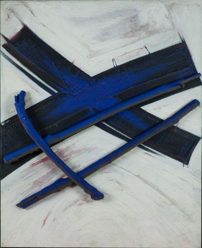 Laurent JIMENEZ-BALAGUER (1938-2015) 
Dieu est là, 1988
Technique mixte sur toile...