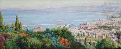 Olynthe MADRIGALI (1887 – 1950) La Baie d’Alger...