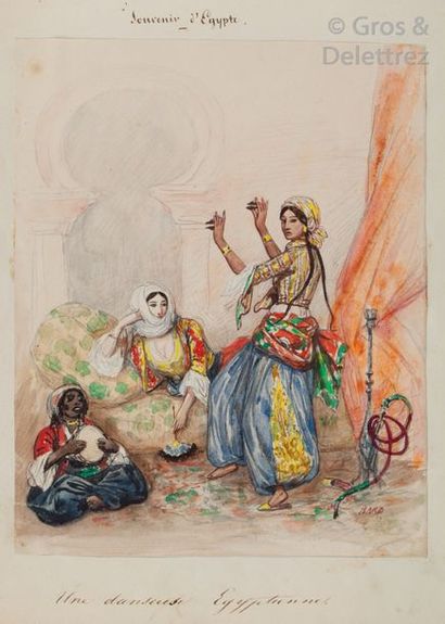 null Jean Auguste BARD (1812-1861) 


Danseuses aux cymbales, Egypte


Aquarelle...