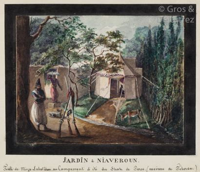 null Colonel François COLOMBARI (XIXe siècle) 


Jardin à Niaveroun


Aquarelle,...