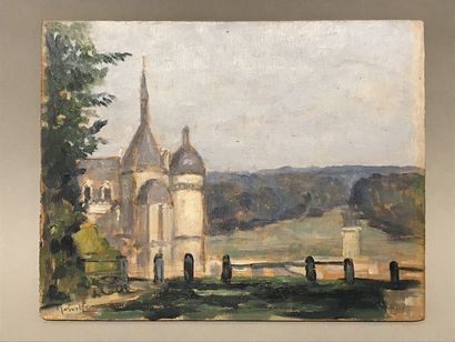 Robert LEMONNIER (1883-1970) Vues du Château de Chantilly et Vue du Lac de Côme.

3...