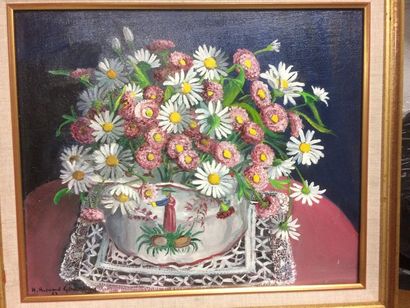 Hélène BESNARD-GIRAUDIAS (1906-2003) Bouquets de fleurs

Lot de cinq huiles sur toile...