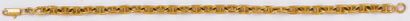 HERMES Bracelet en or jaune à maillons chaîne d'Ancre. Signé Hermès.