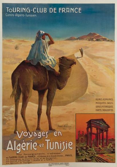 [AFFICHE]. POLART Henri.Voyages en Algérie...