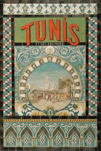 LALLEMAND Charles Tunis et ses environs.Paris, Quantin, 1890, in 4 relié demi-chagrin...