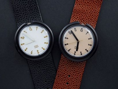 null SWATCH, lot de 2 montres comprenant les modèles suivants :

-Ink référence :...
