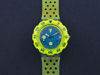 null SWATCH, montre de plongée : Bora Bora référence : SDN400 Swatch Scuba année...