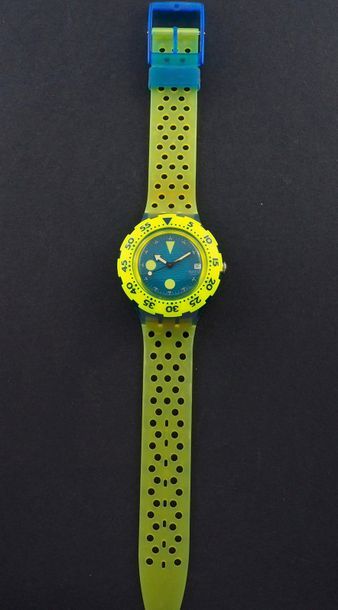null SWATCH, montre de plongée : Bora Bora référence : SDN400 Swatch Scuba année...