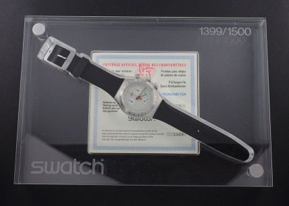 null SWATCH, modèle Time Cut chronomètre, Pack n°1399/1500 référence : YCZ1000 SWATCH...