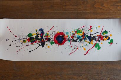 null SWATCH, Lithographie de Sam Francis numérotée 1107/1999

 Dim : 85cmX29