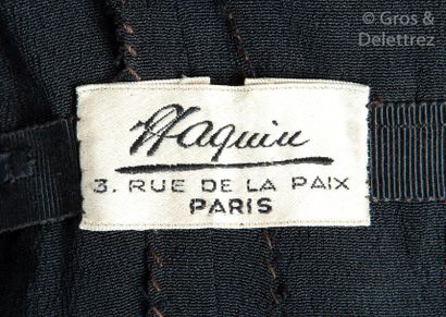 PAQUIN rue de la paix Paris haute couture n°61538 par Ana de Pombo circa 1938 Robe...
